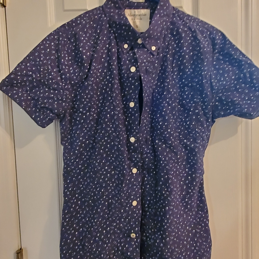 Abercrombie & Fitch Patterned Short Sleeve Shirt